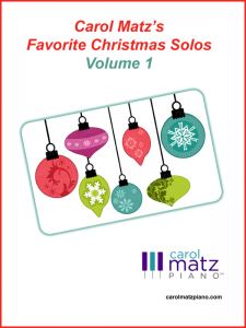 Carol Matz’s Favorite Christmas Solos Volume 1