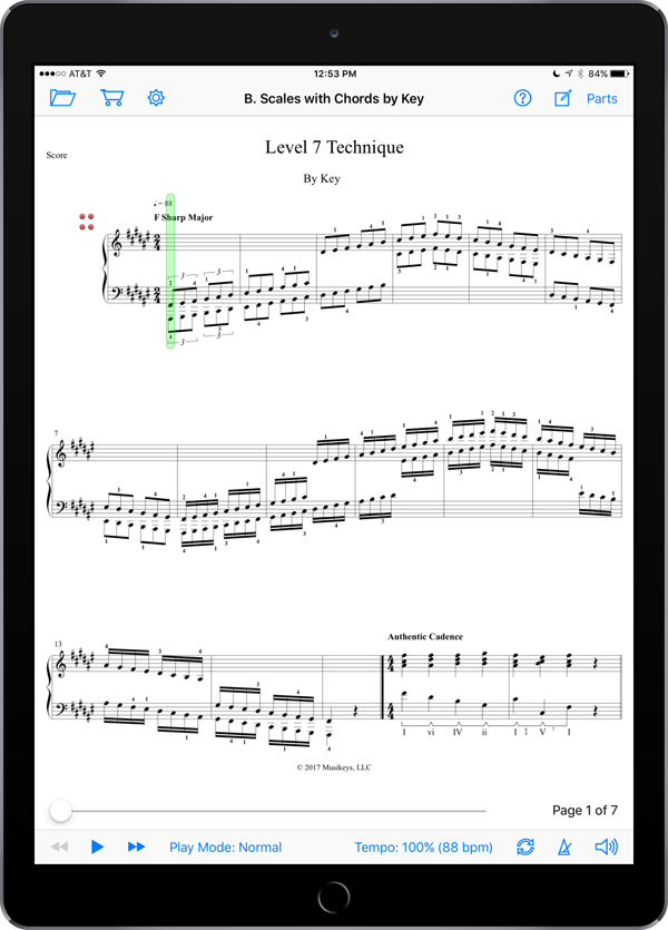 Piano Technical Exercises: Interactive! (Level 7)