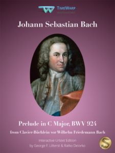 Prelude in C Major, BWV 924 by J. S. Bach Cover