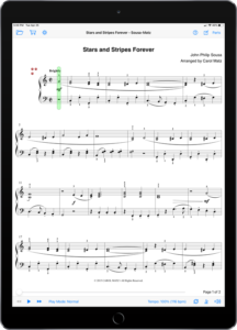 Stars and Stripes Forever - Sousa-Matz-iPad Portrait