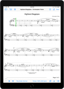 Highland Bagpipes - Christopher Fisher-iPad Portrait