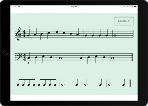 Sight Reading & Rhythm Cards Level 1-iPad Landscape