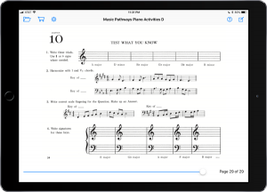 Music Pathways - Piano Activities - Level D-iPad Landscape