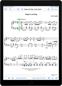 Maple Leaf Rag by Scott Joplin-iPad Portrait
