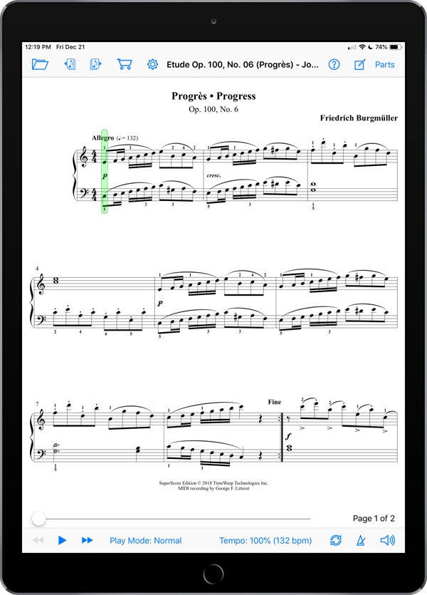25 Études faciles et progressives, Op. 100 by Friedrich Burgmüller