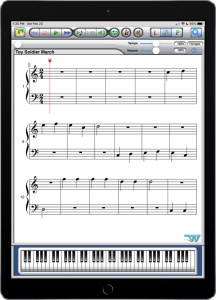 Celebrate Piano 1A MIDI iPad Portrait