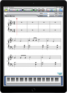 Celebrate Piano 2B MIDI iPad Portrait