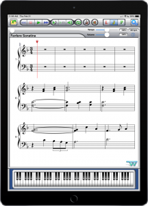 Celebrate Piano 3 MIDI iPad Portrait