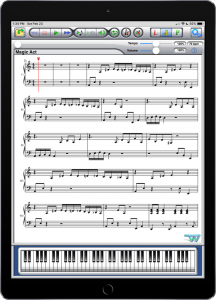 Celebrate Piano 4 MIDI iPad Portrait