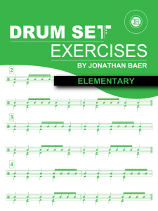 Elementary Drum Set Exercises Cover