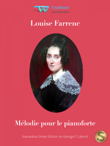 Mélodie pour le pianoforte by Louise Farrenc Cover