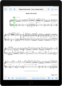 Allegro Scherzando by Franz Joseph Haydn-iPad Portrait