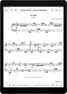 Für Elise, WoO 59 by Ludwig van Beethoven-iPad Portrait