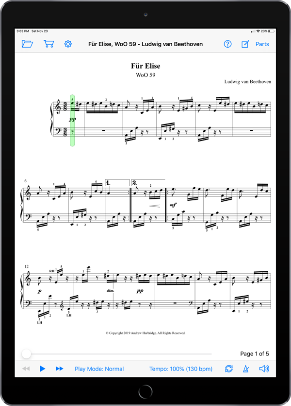 Für Elise, WoO 59 by Ludwig van Beethoven