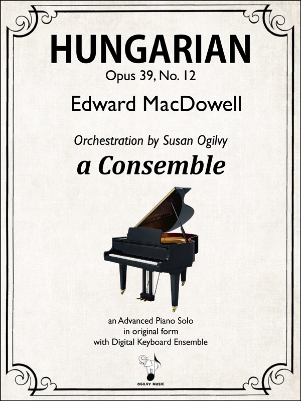Hungarian, Op. 39, No. 12 - MacDowell-Ogilvy-Cover