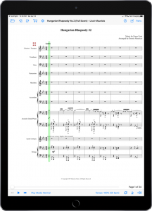 Hungarian Rhapsody No.2 by Liszt-Mauricio iPad Portrait