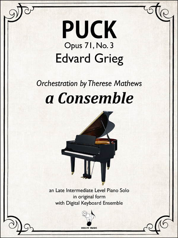 Puck, Op. 71, No. 3 by Grieg-Mathews-Cover