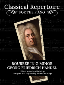 Bourrée in G Minor by George Friedrich Händel