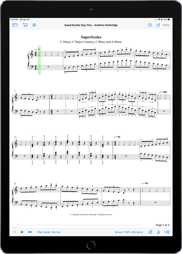 SuperScore SuperScales and Chords Book 1