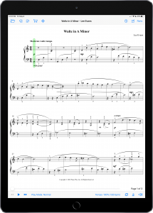 Two Waltzes for Piano Solo by Lee Evans-iPad Portrait—Large