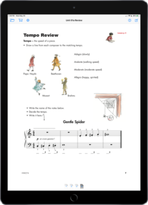Theory and Activity Book 1B-iPad Portrait