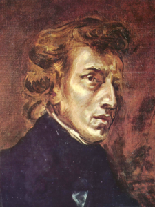 Frédéric Chopin Portrait by Eugène Delacroix