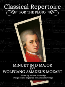 Minuet in D Major, KV7 by Wolfgang Amadeus Mozart Cover