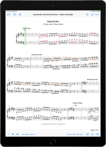 SuperScore SuperScales and Chords Book Four-iPad Portrait