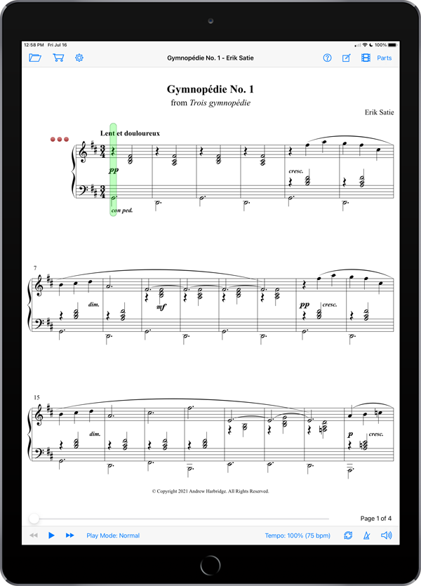 Gymnopédie No. 1 by Erik Satie