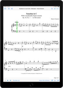 Six Progressive Sonatinas for the Piano Forte, Op. 36 by Muzio Clementi-iPad Portrait