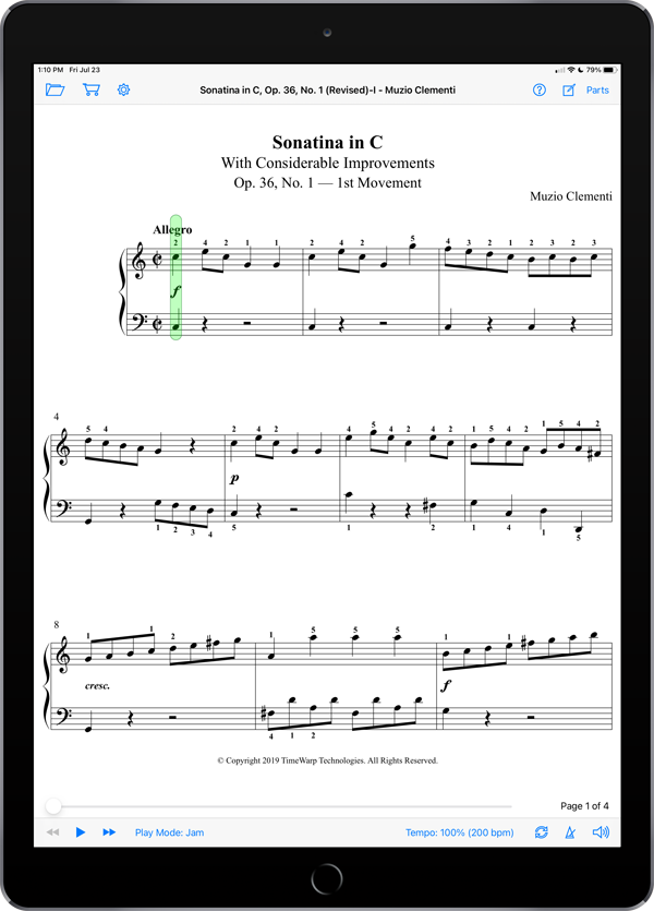 Six Progressive Sonatinas for the Piano Forte, Op. 36 by Muzio Clementi