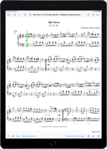 Alla Turca, K. 331-III by Wolfgang Amadeus Mozart-iPad Portrait