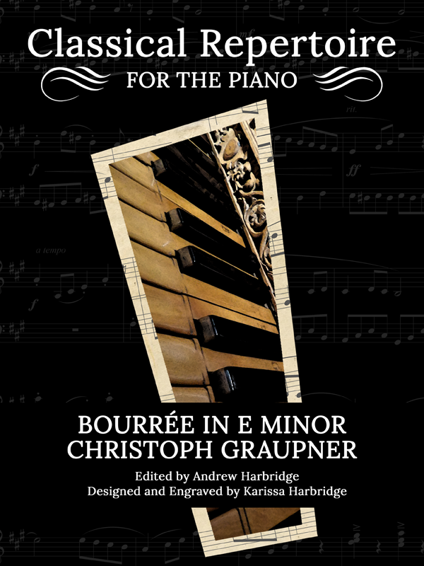 Bourree in E Minor by Christoph Graupner Cover