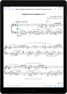 Mahler’s Adagietto from Symphony No. 5-iPad Portrait