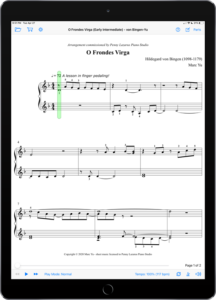 O Frondes Virga by von Bingen-Yu-iPad Portrait