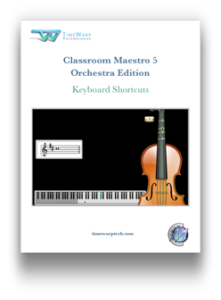 Classroom Maestro Orchestra Edition Shortcuts Cover