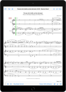 Pavane de la belle au bois dormant, M.56 by Maurice Ravel-iPad Portrait