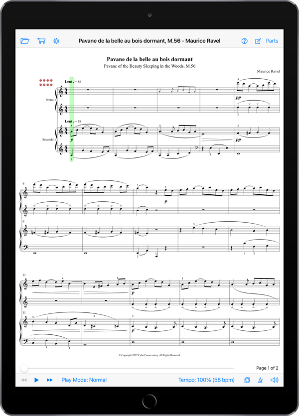 Pavane de la belle au bois dormant, M.56 by Maurice Ravel