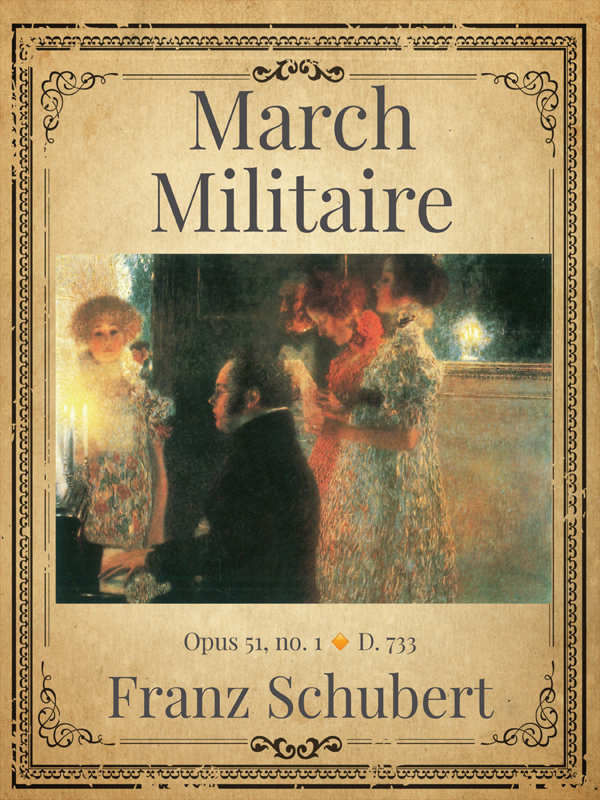 March Militaire, Op. 51, No. 1 by Franz Schubert Cover