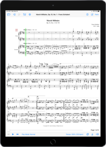 March Militaire, Op. 51, No. 1 by Franz Schubert-iPad Portrait