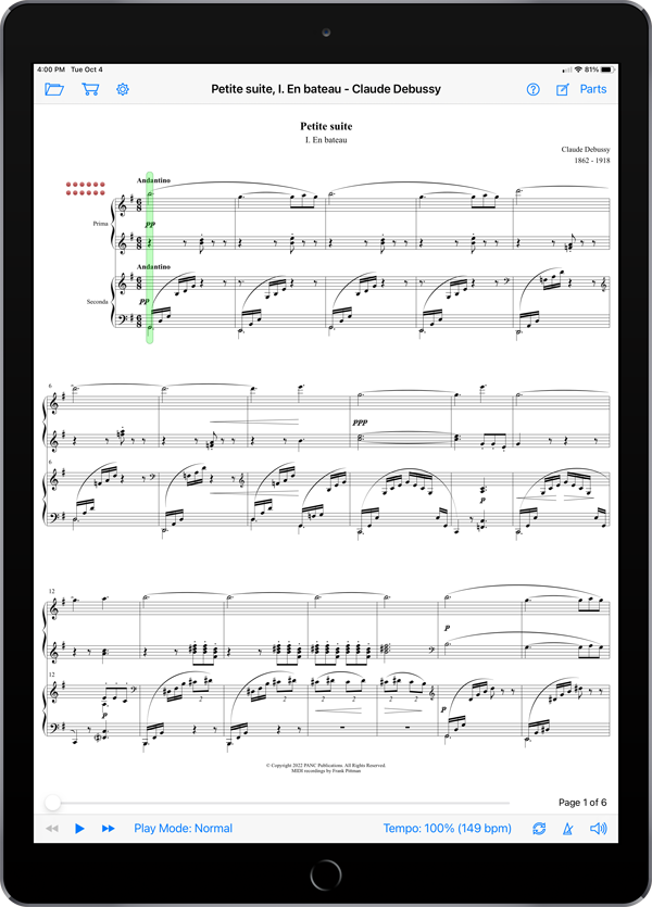 Petite Suite, L. 71a by Claude Debussy