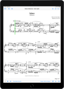 Solace (Habanera) by Scott Joplin-iPad Portrait