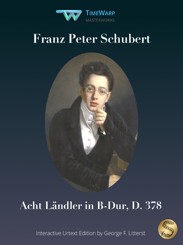 Acht Ländler in B-Dur, D.378 by Franz Schubert Cover